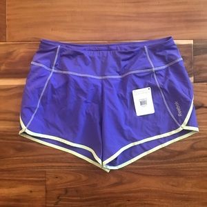Reebok Playdry Running Shorts Purple NWT